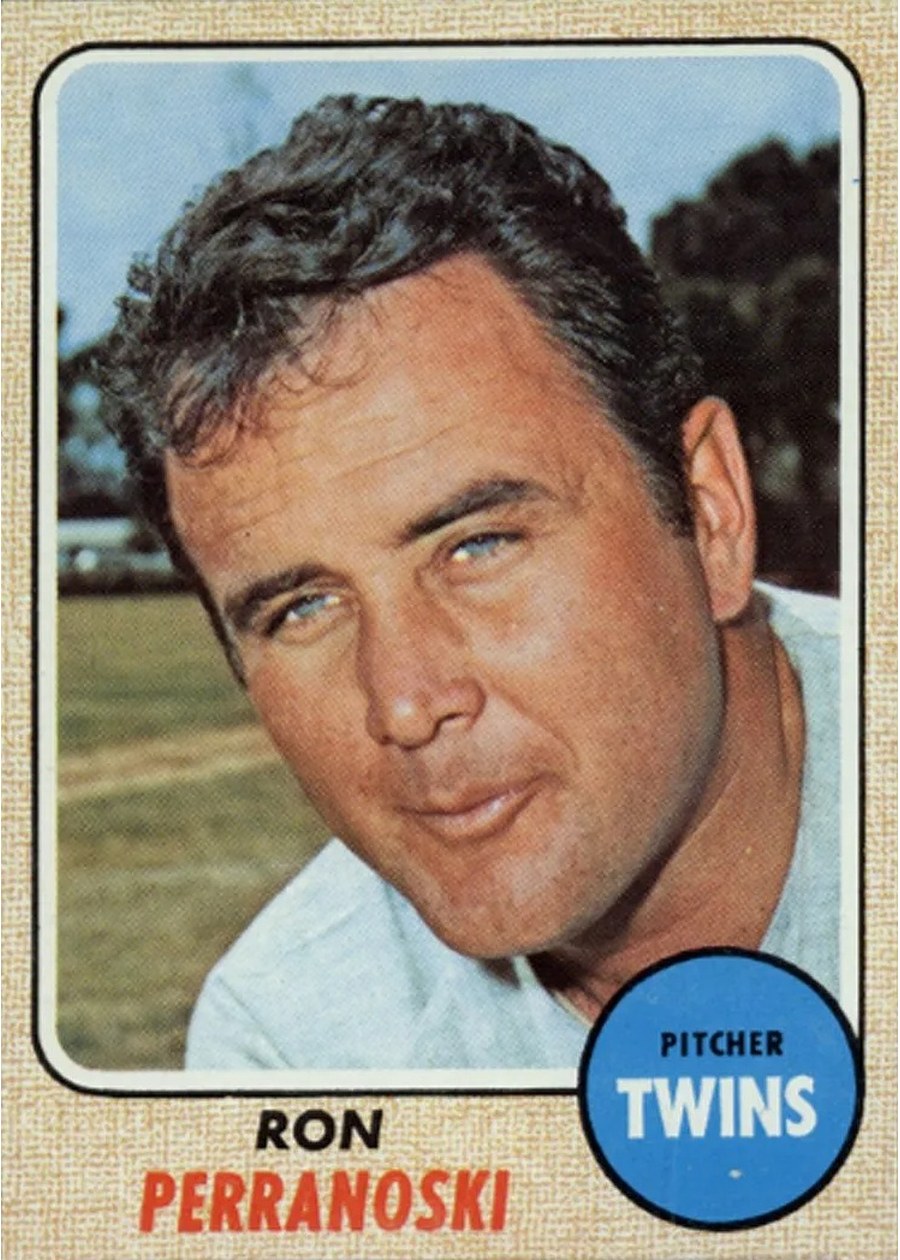 1968 Topps #435 Ron Perranoski, Minnesota Twins