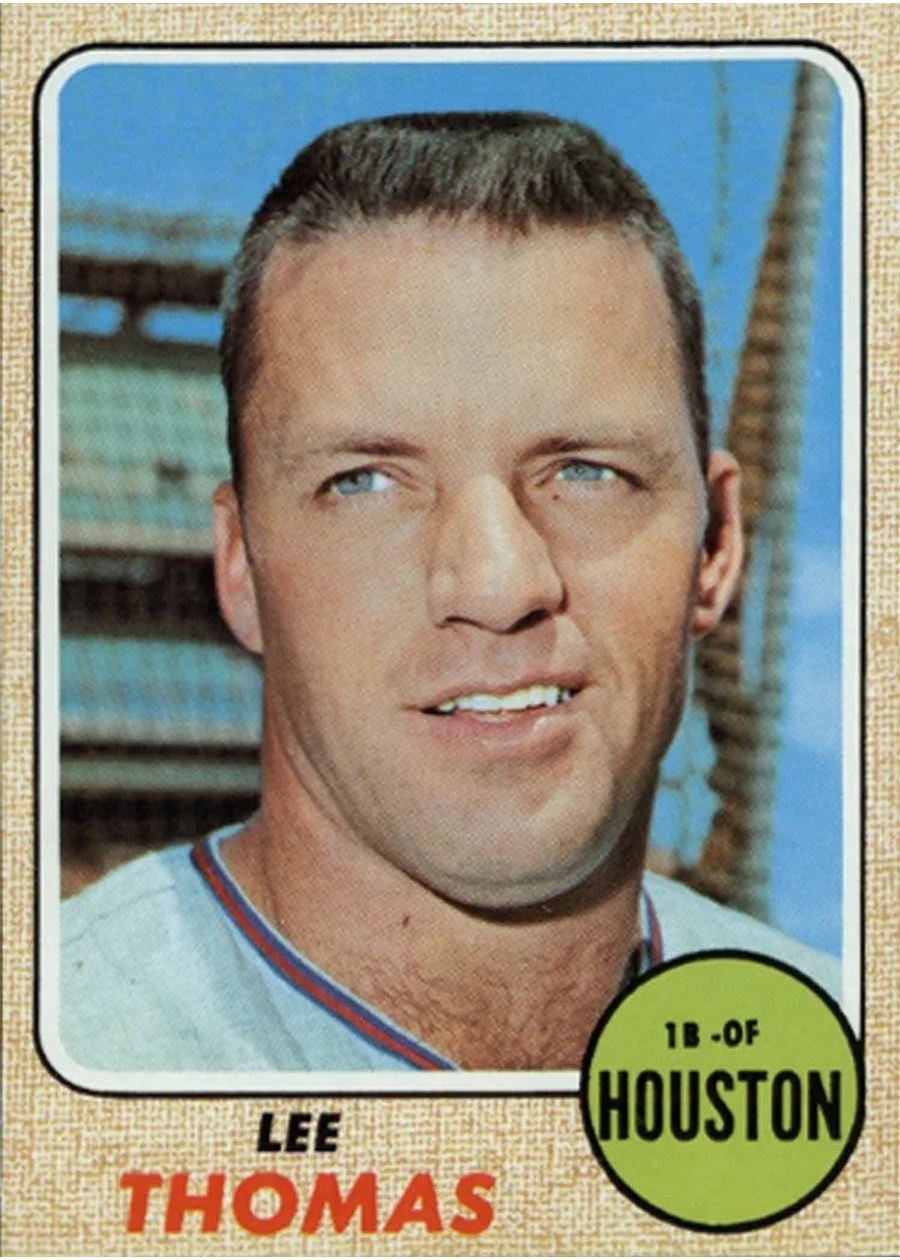 1968 Topps #438 Lee Thomas, Houston Astros