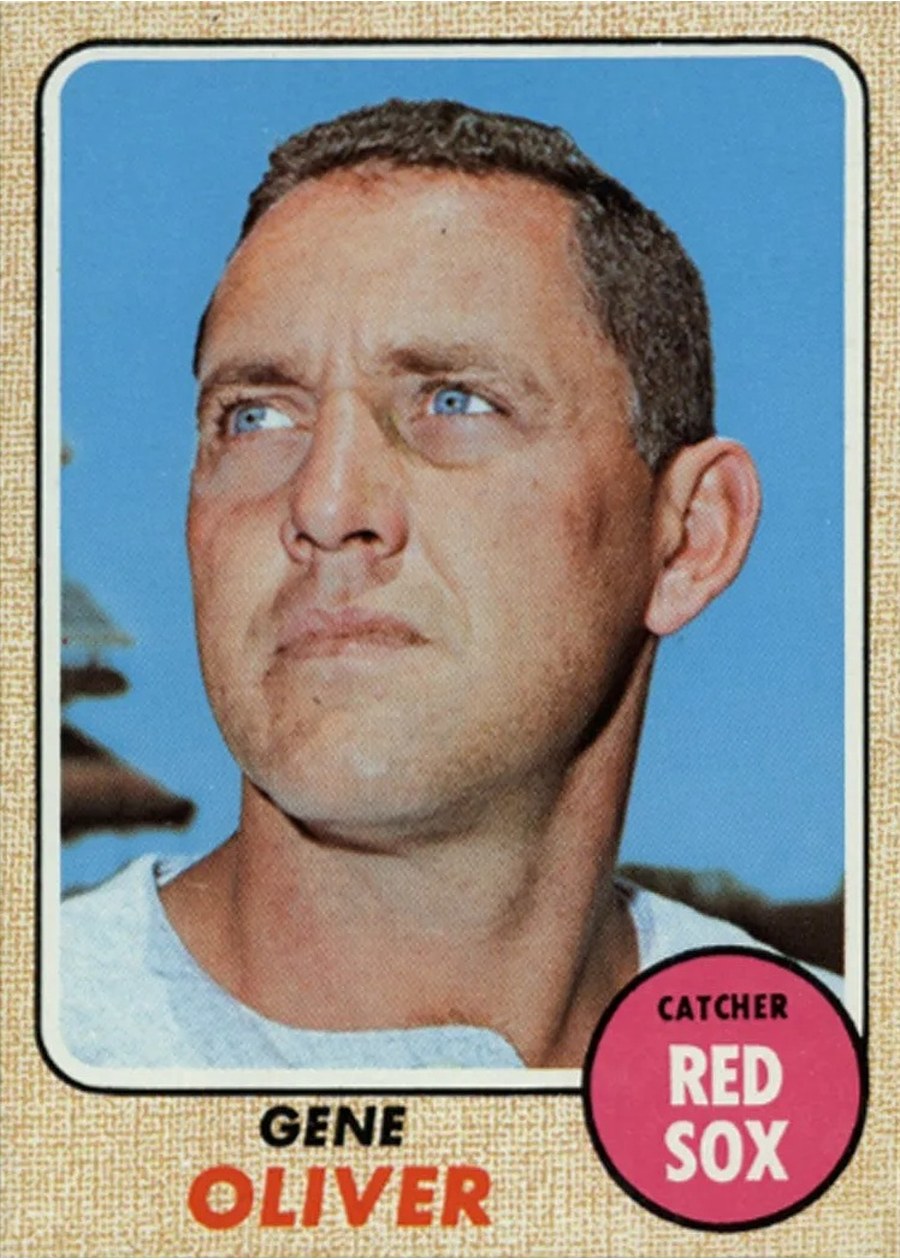 1968 Topps #449 Gene Oliver, Boston Red Sox