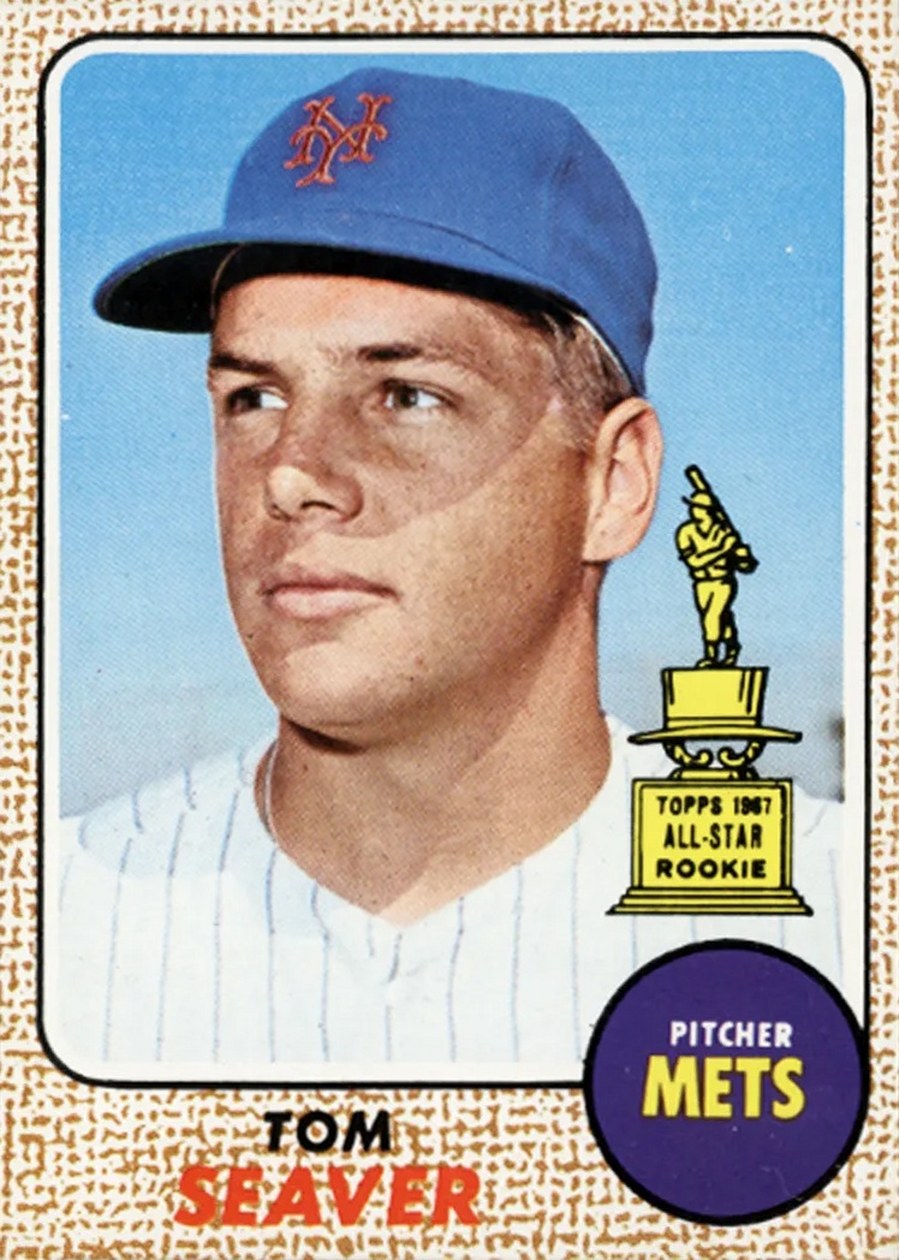 1968 Topps #45 Tom Seaver, New York Mets