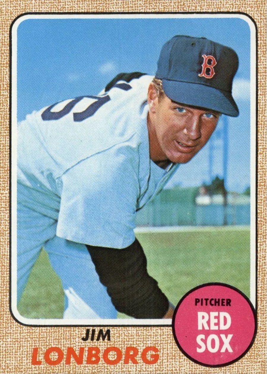 1968 Topps #460 Jim Lonborg, Boston Red Sox