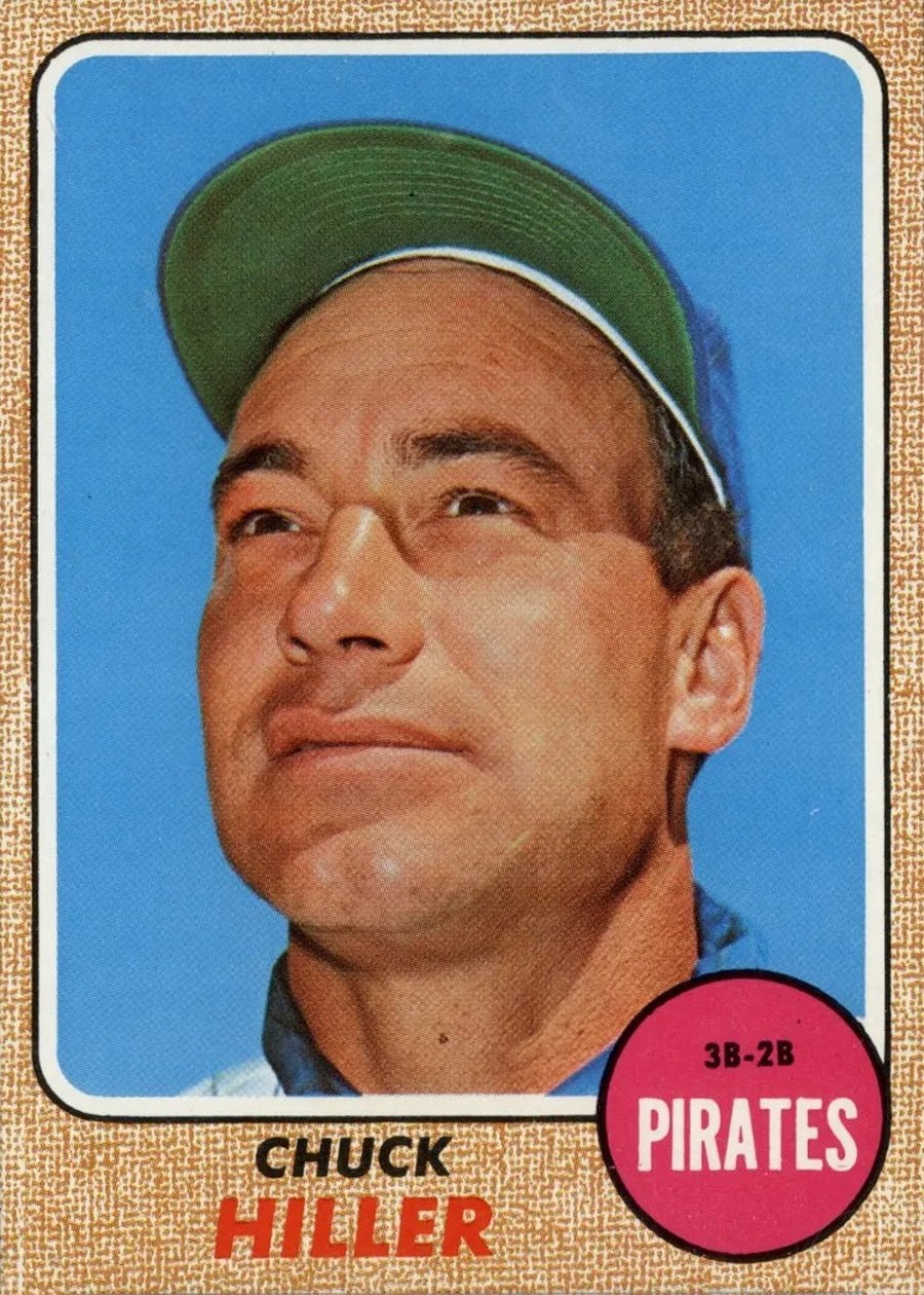 1968 Topps #461 Chuck Hiller, Pittsburgh Pirates