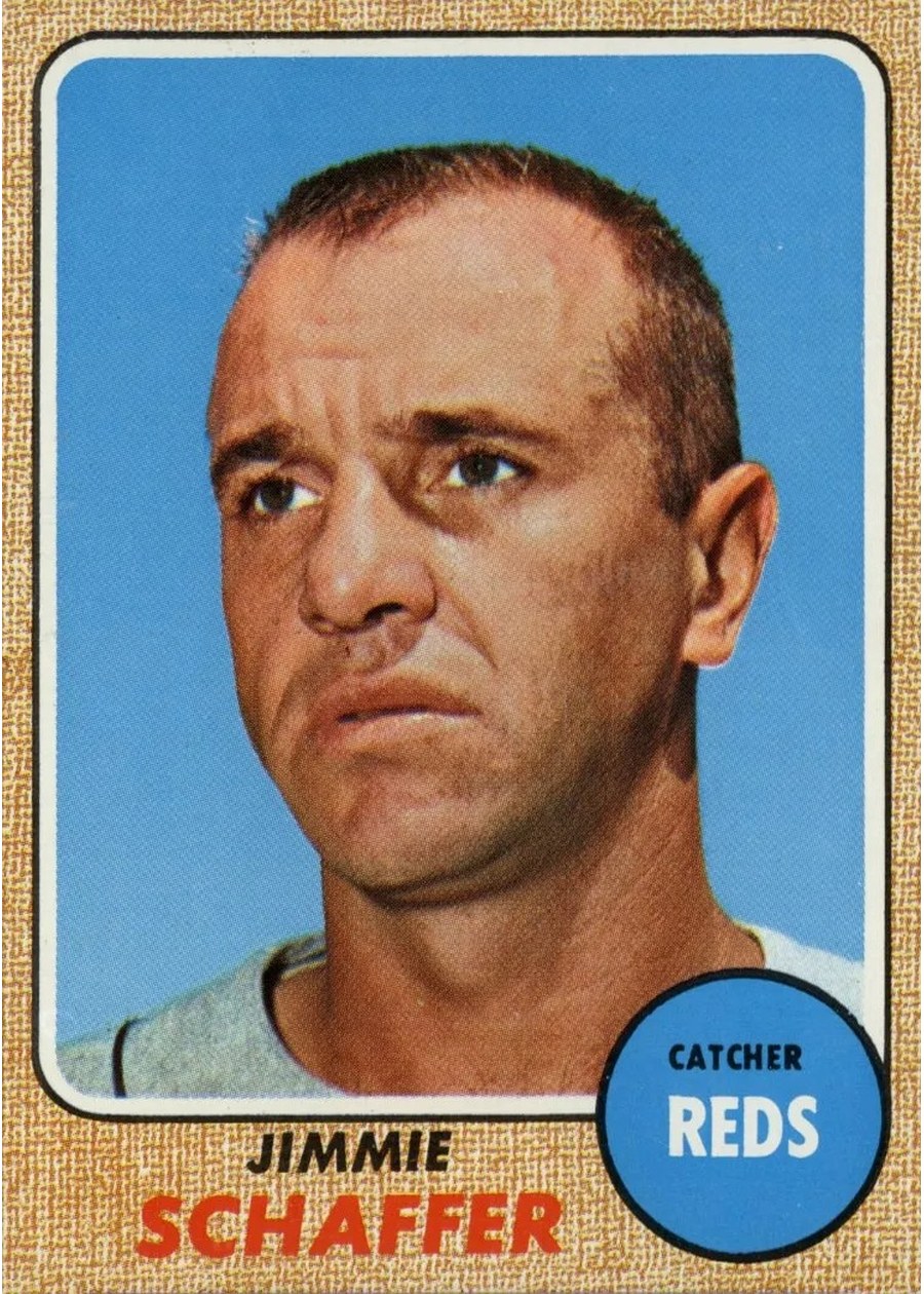 1968 Topps #463 Jimmie Schaffer, Cincinnati Reds
