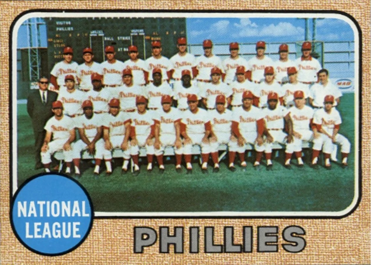 1968 Topps #477 Philadelphia Phillies