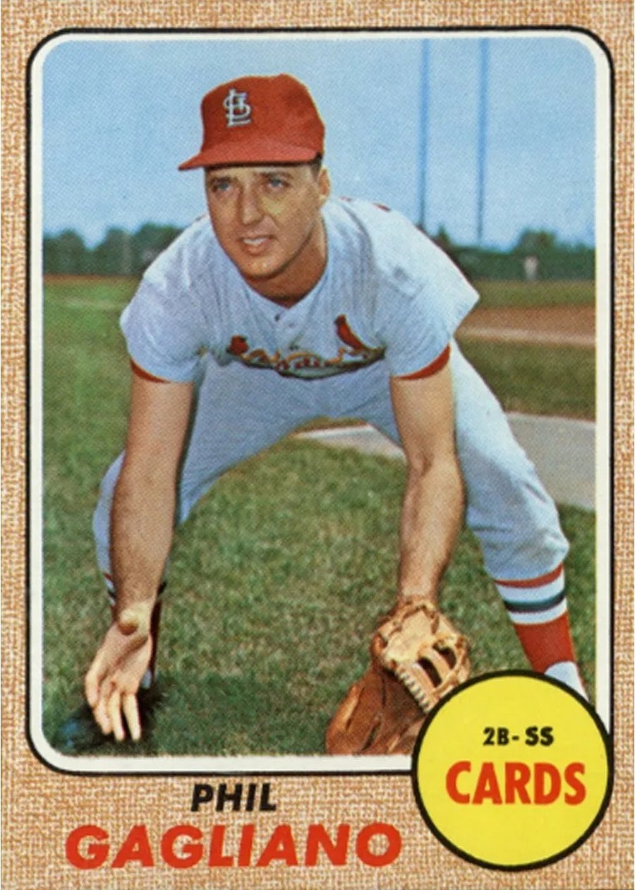 1968 Topps #479 Phil Gagliano, St. Louis Cardinals