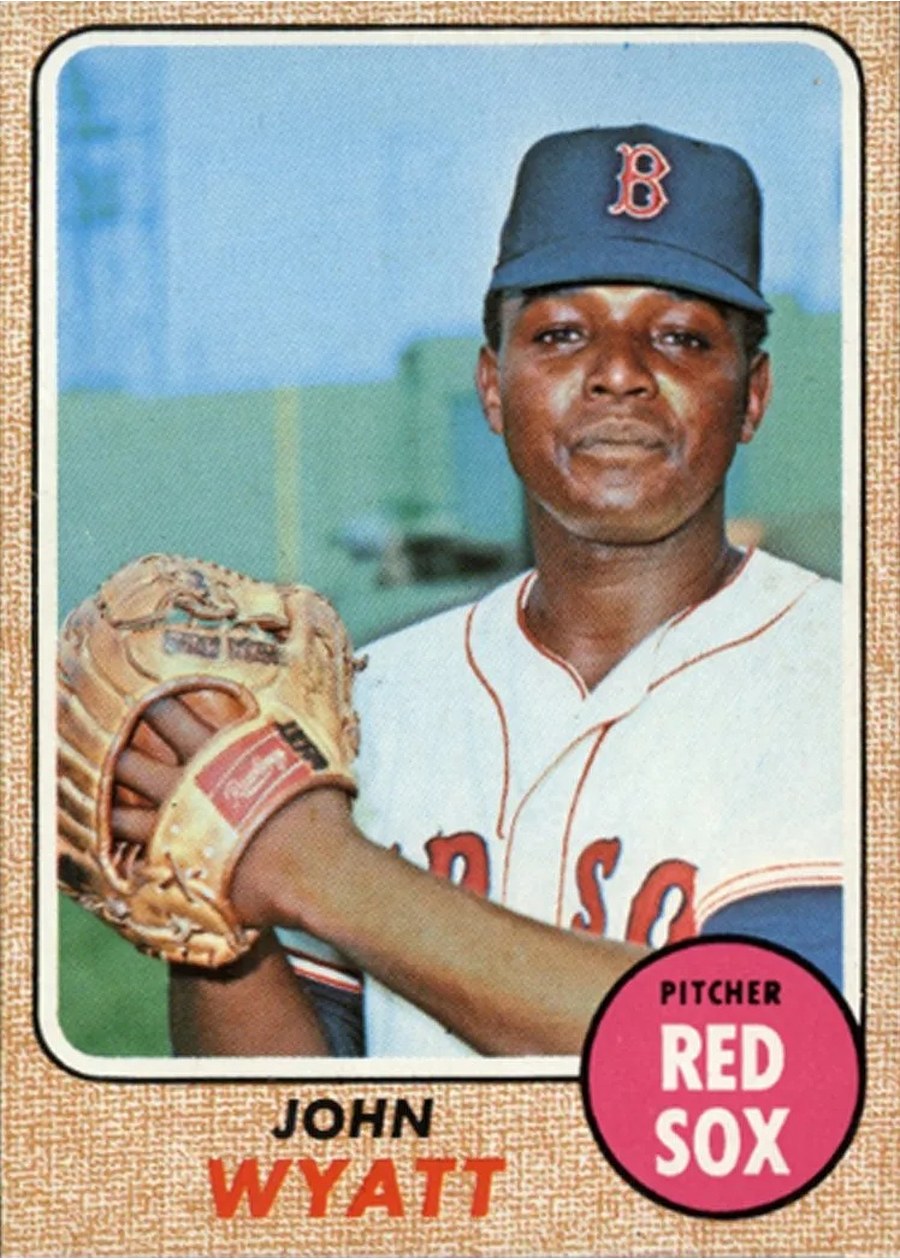1968 Topps #481 John Wyatt, Boston Red Sox