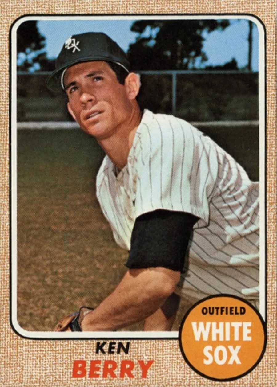 1968 Topps #485 Ken Berry, Chicago White Sox