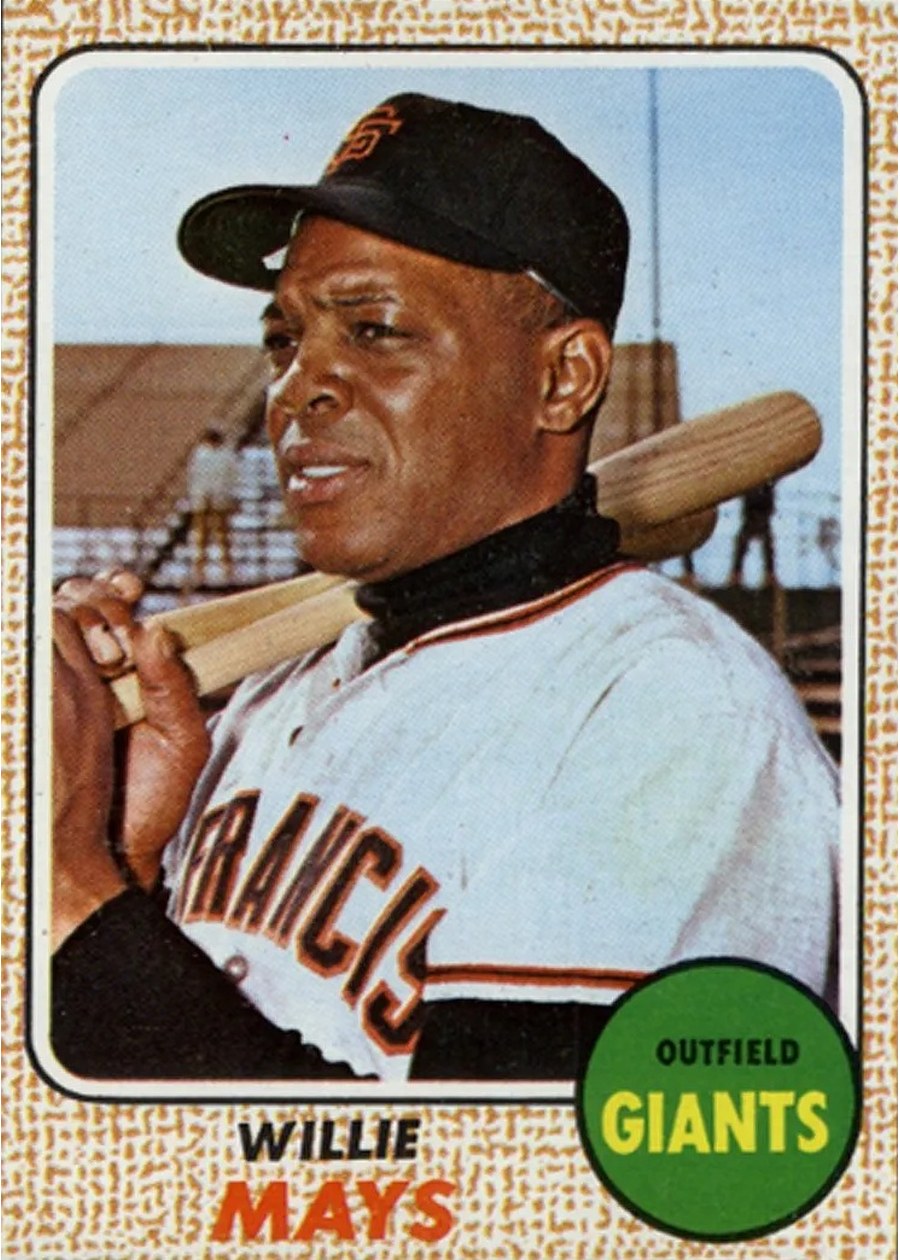 1968 Topps #50 Willie Mays, San Francisco Giants