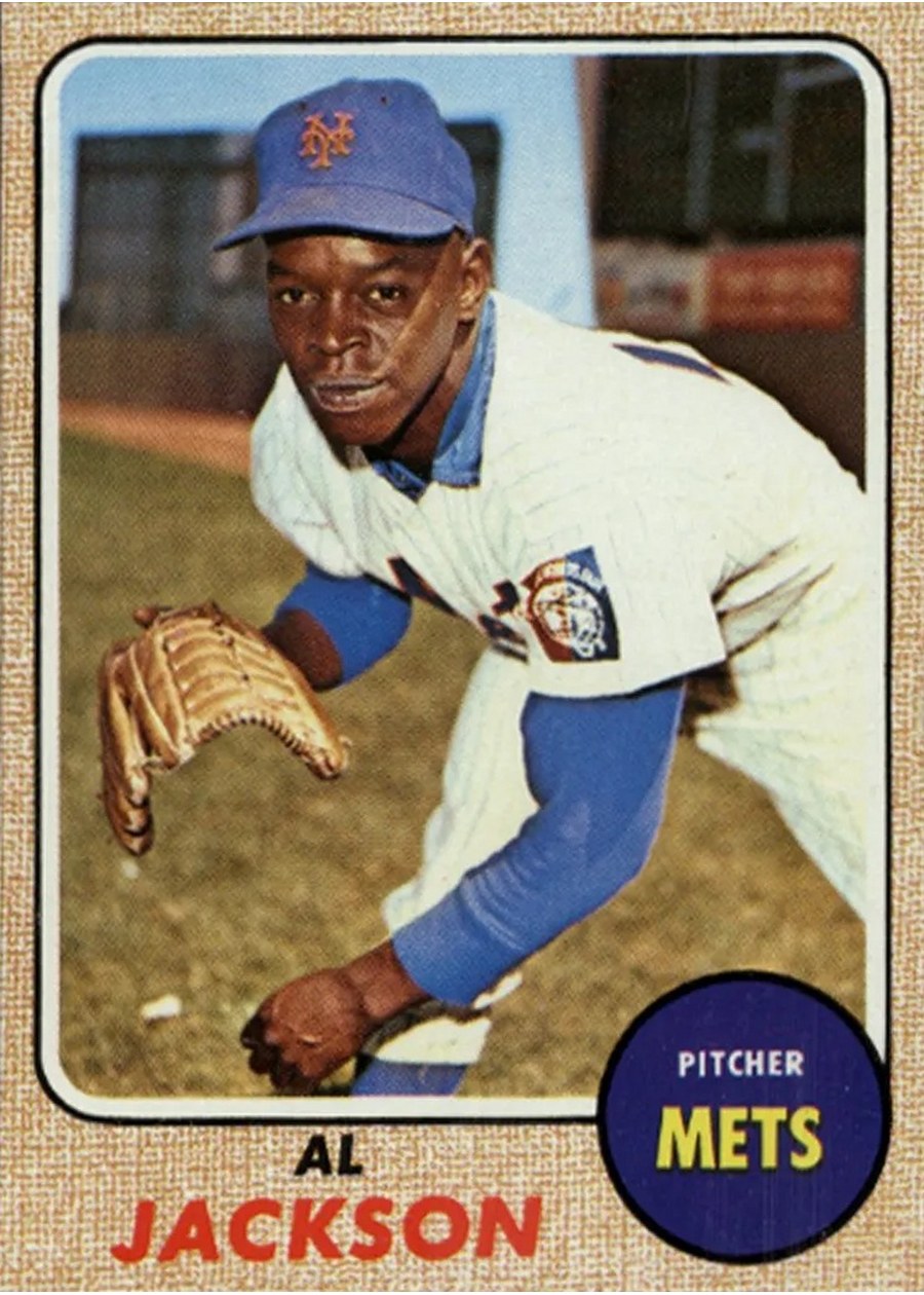 1968 Topps #503 Al Jackson, New York Mets