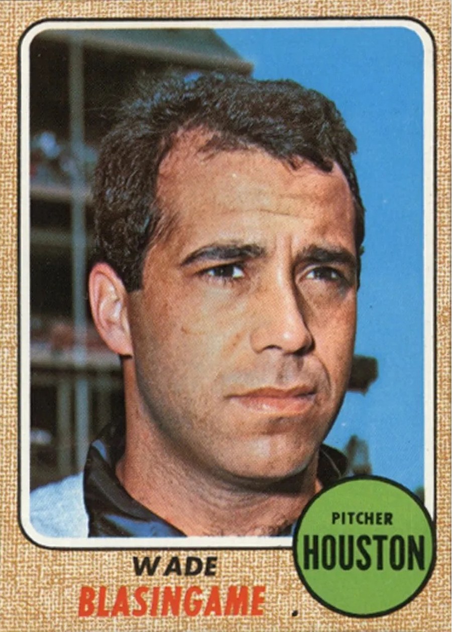 1968 Topps #507 Wade Blasingame, Houston Astros
