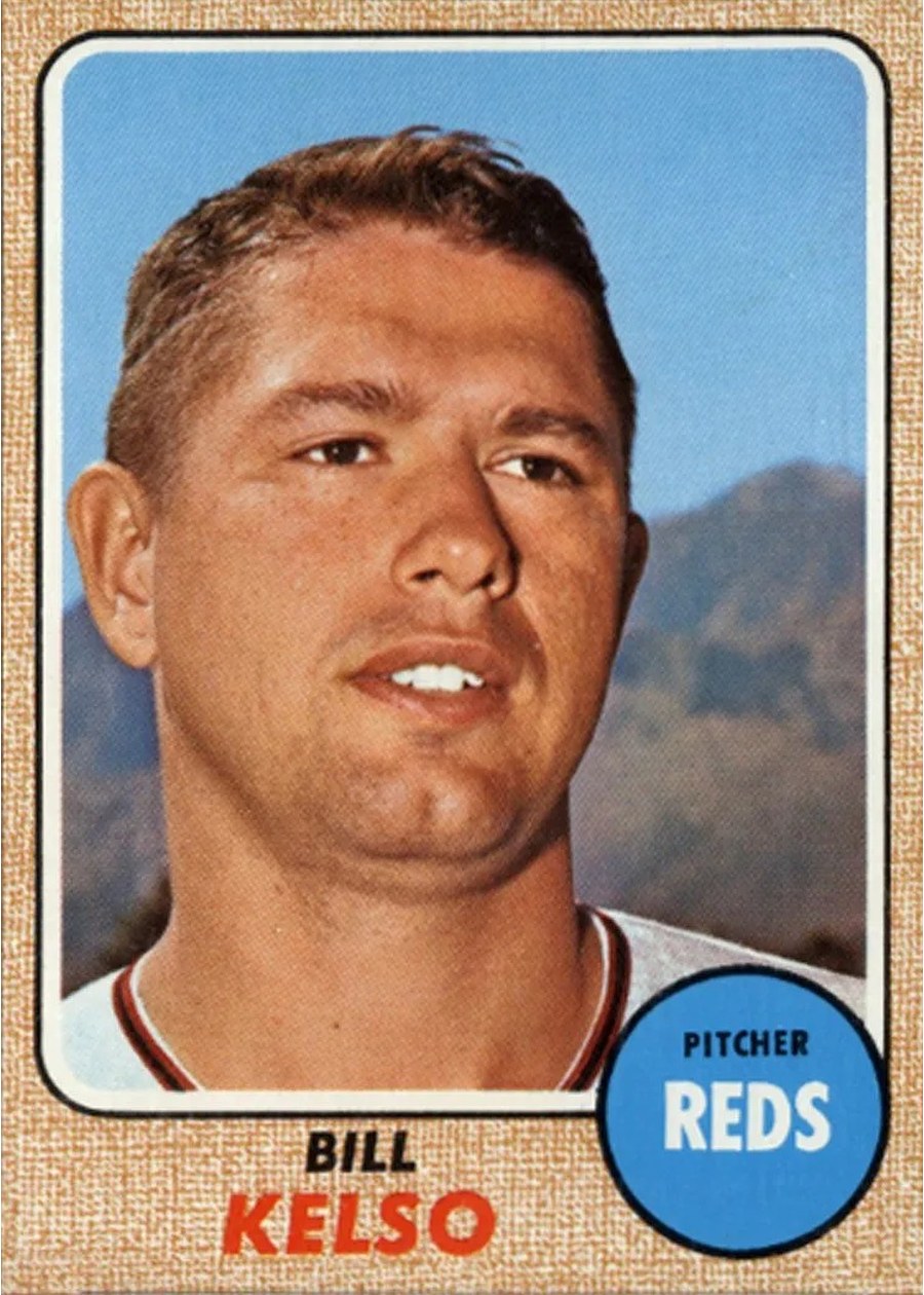 1968 Topps #511 Bill Kelso, Cincinnati Reds