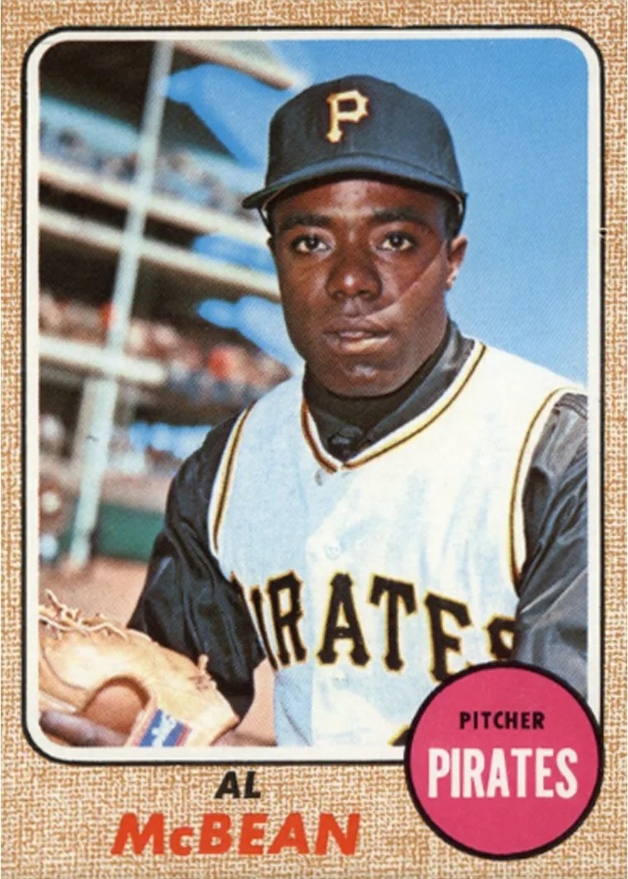 1968 Topps #514 Al McBean, Pittsburgh Pirates