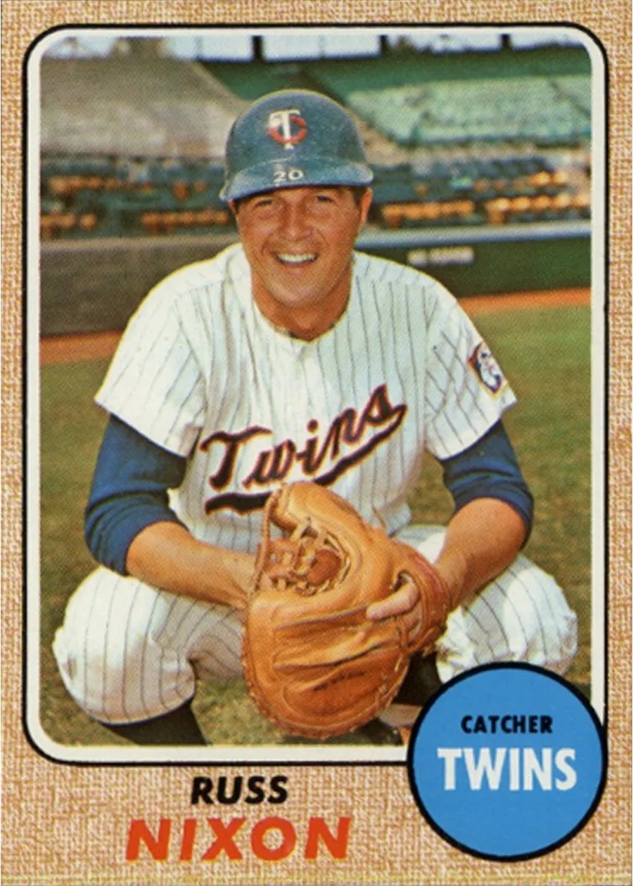 1968 Topps #515 Russ Nixon, Minnesota Twins
