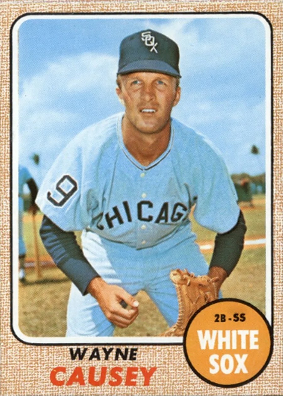1968 Topps #522 Wayne Causey, Chicago White Sox