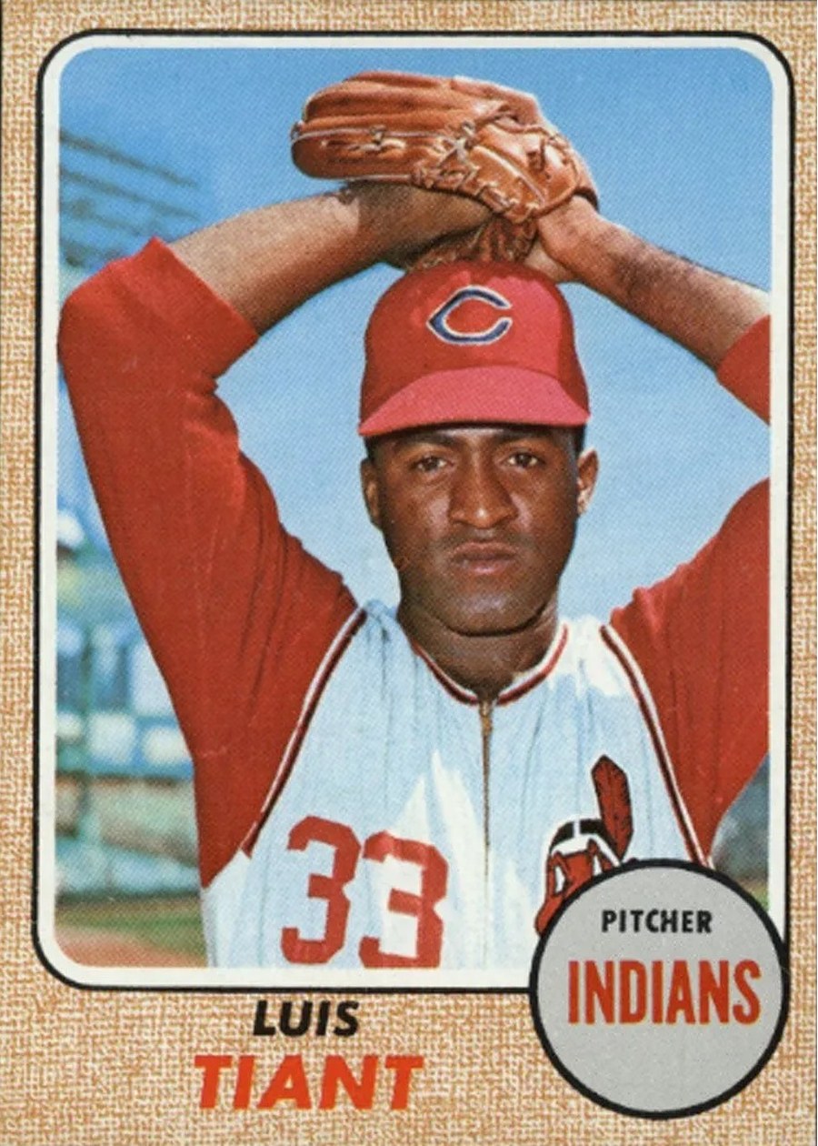 1968 Topps #532 Luis Tiant, Cleveland Indians
