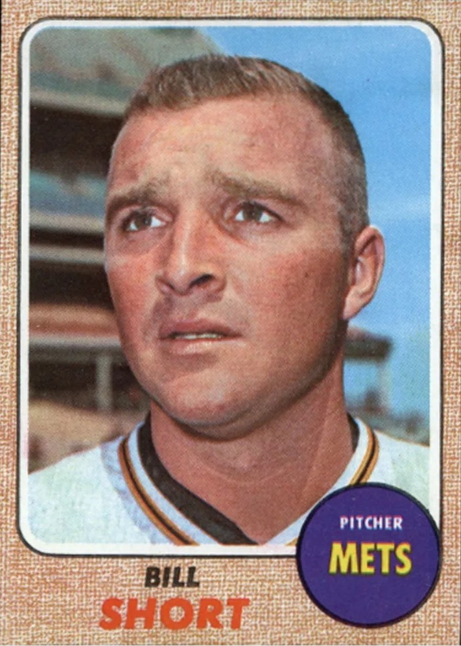 1968 Topps #536 Bill Short, New York Mets