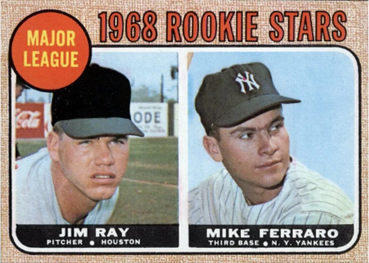 1968 Topps #539 Major League 1968 Rookie Stars, Houston Astros / New York Yankees