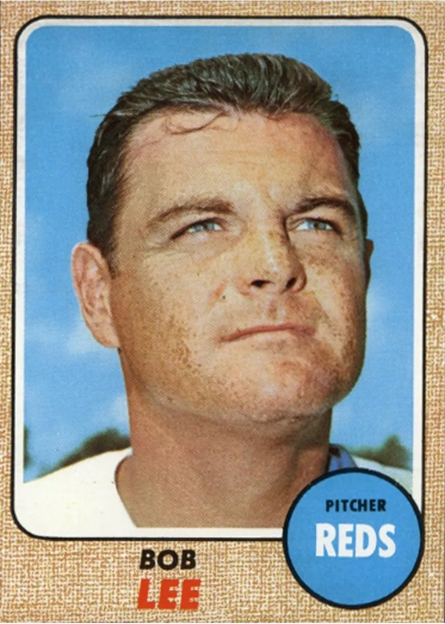 1968 Topps #543 Bob Lee, Cincinnati Reds