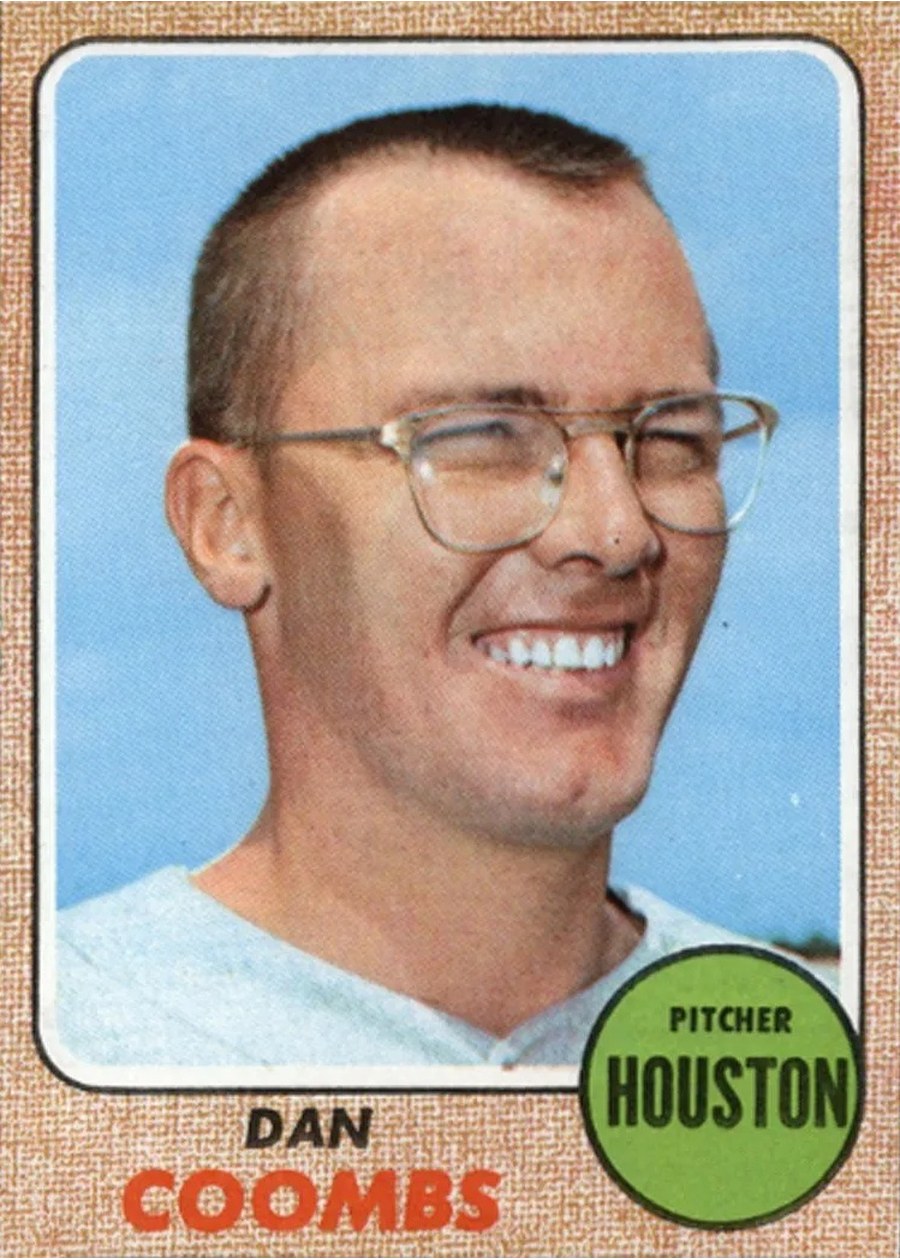 1968 Topps #547 Dan Coombs, Houston Astros