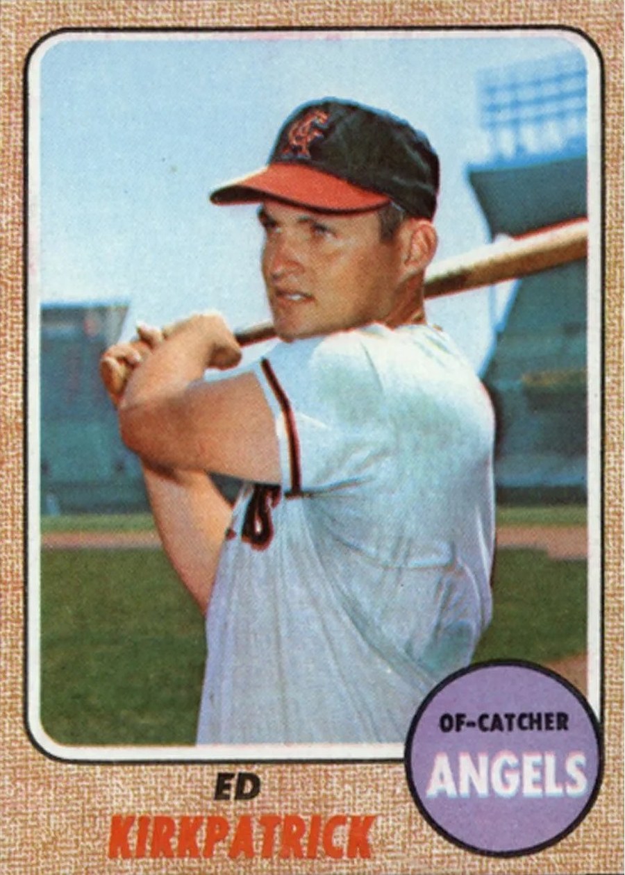 1968 Topps #552 Ed Kirkpatrick, California Angels