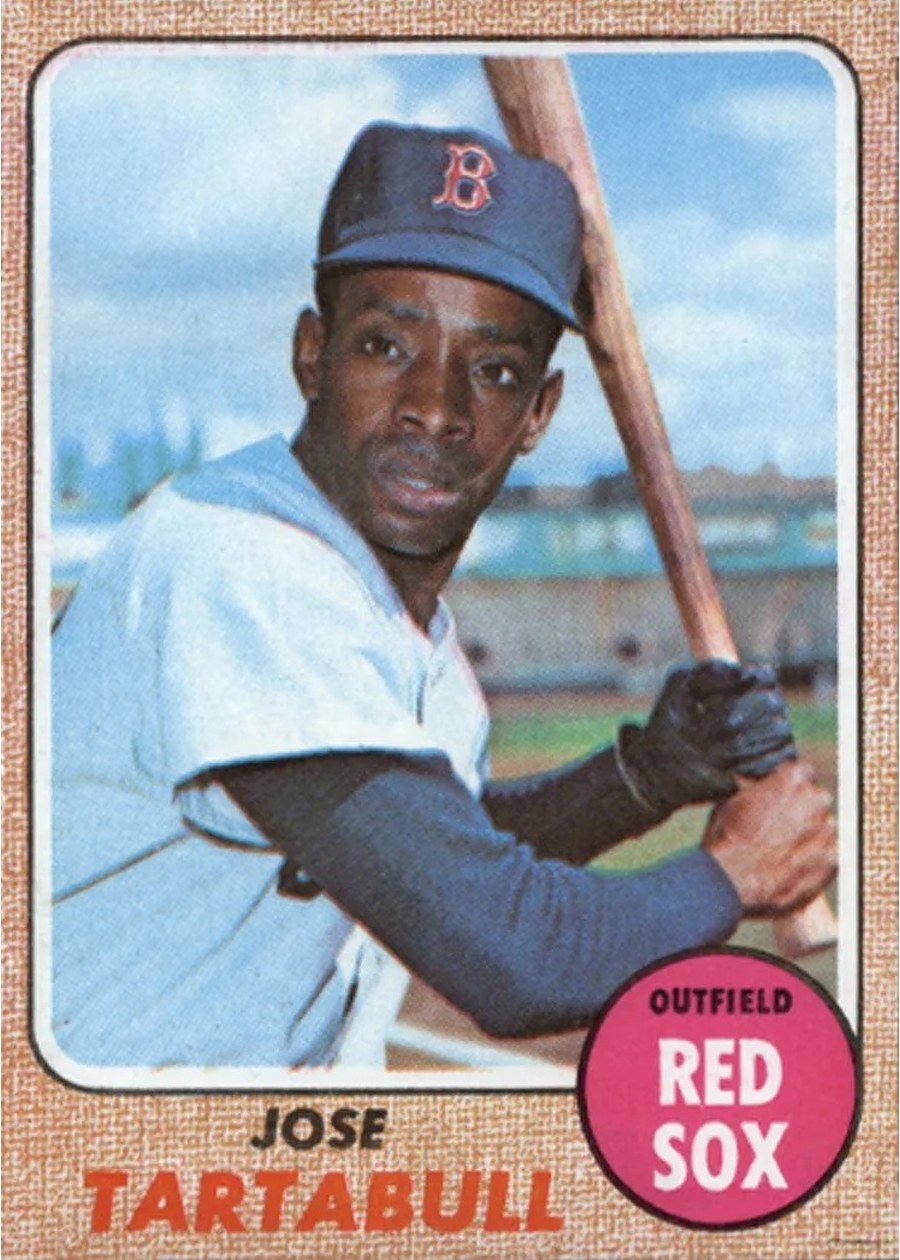 1968 Topps #555 Jose Tartabull, Boston Red Sox