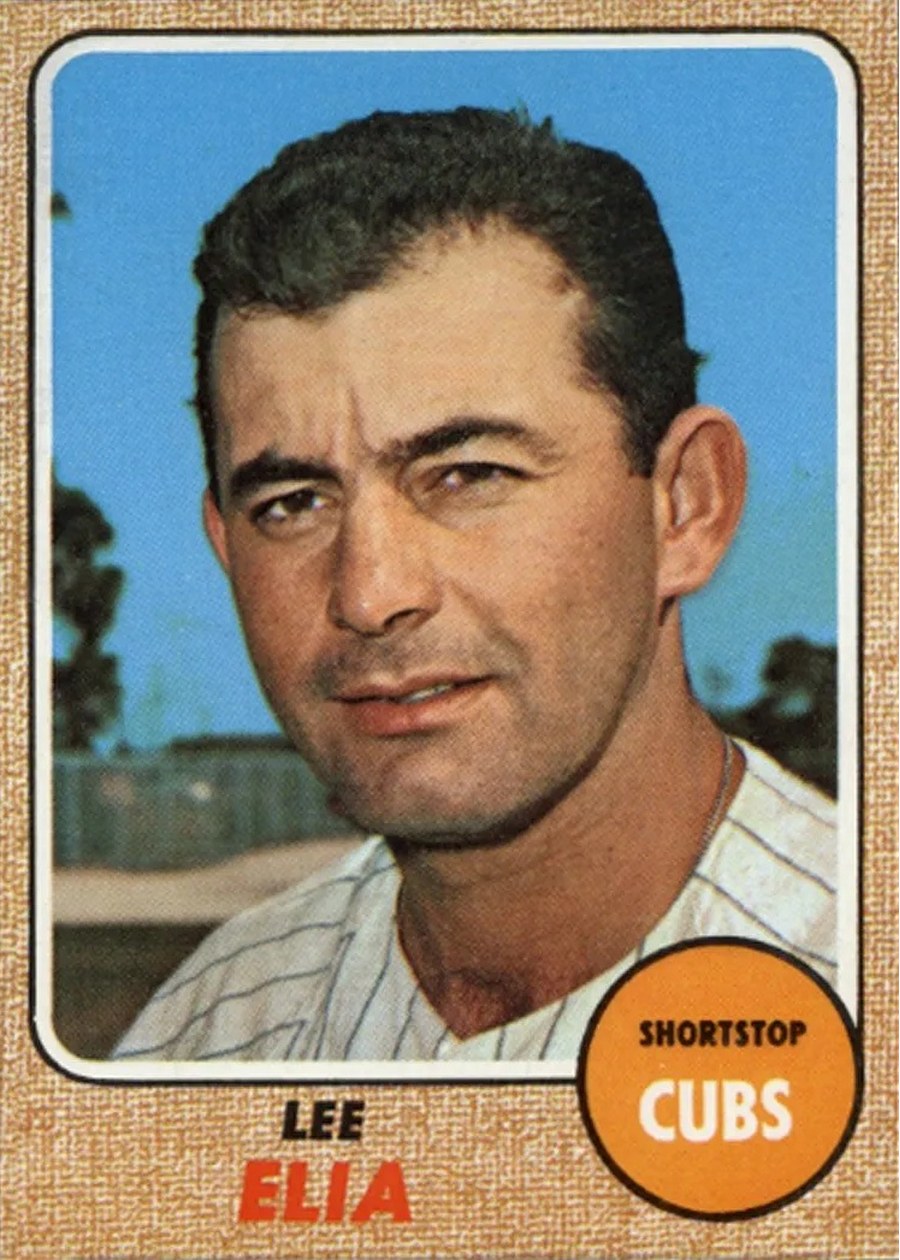 1968 Topps #561 Lee Elia, Chicago Cubs