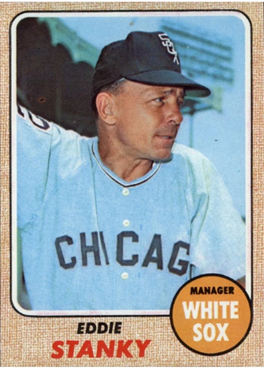 1968 Topps #564 Eddie Stanky, Chicago White Sox