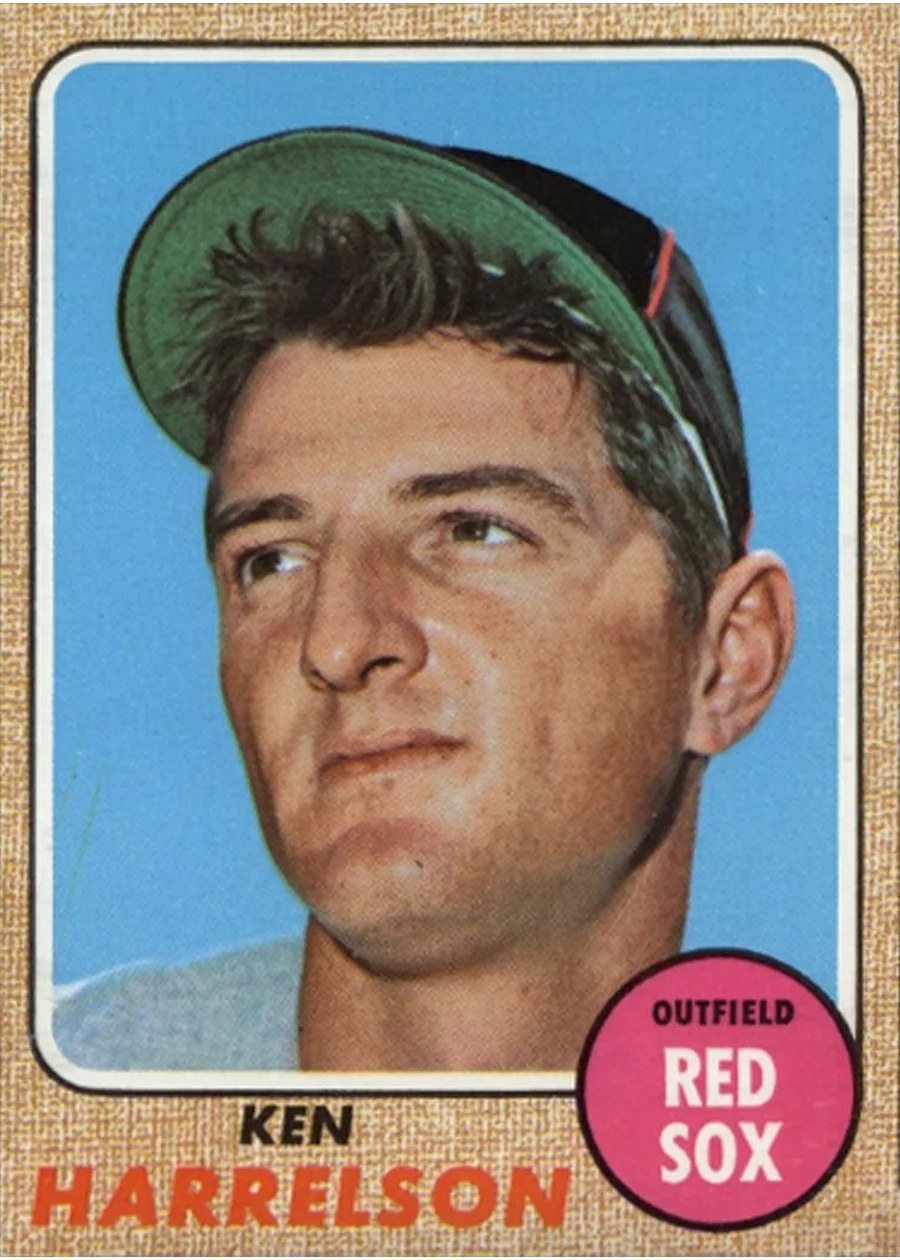 1968 Topps #566 Ken Harrelson, Boston Red Sox