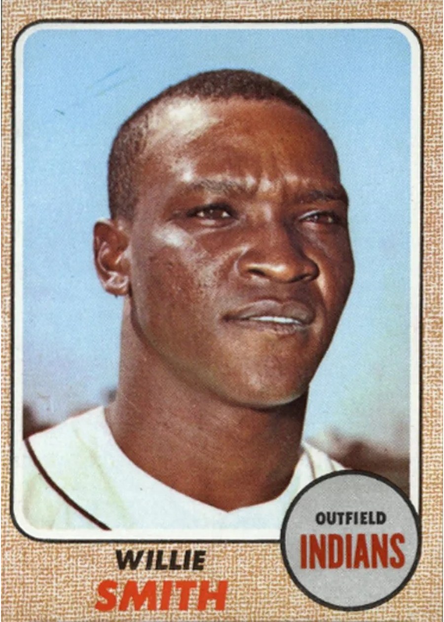 1968 Topps #568 Willie Smith, Cleveland Indians