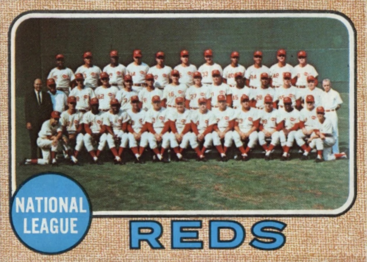 1968 Topps #574 Cincinnati Reds