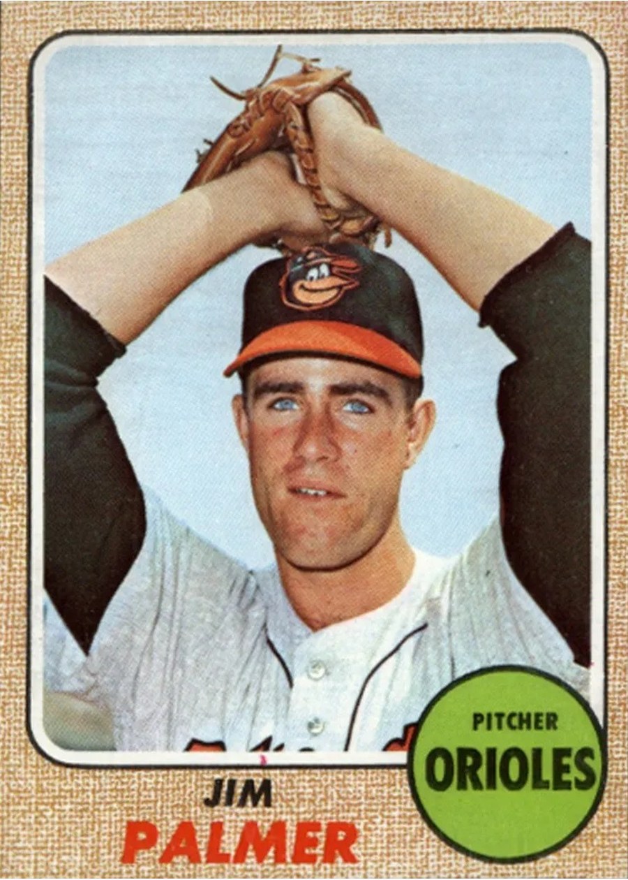 1968 Topps #575 Jim Palmer, Baltimore Orioles