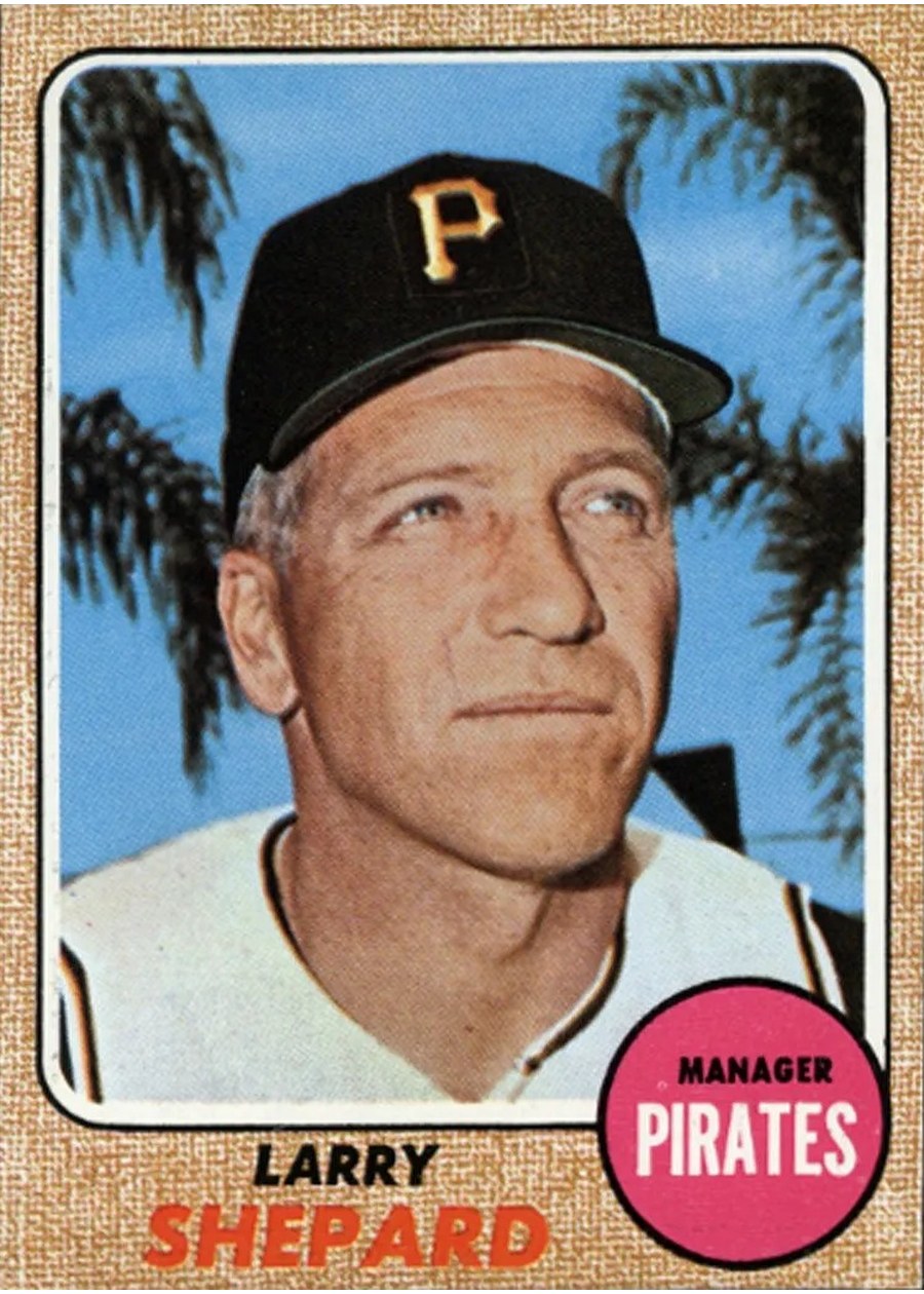 1968 Topps #584 Larry Shepard, Pittsburgh Pirates