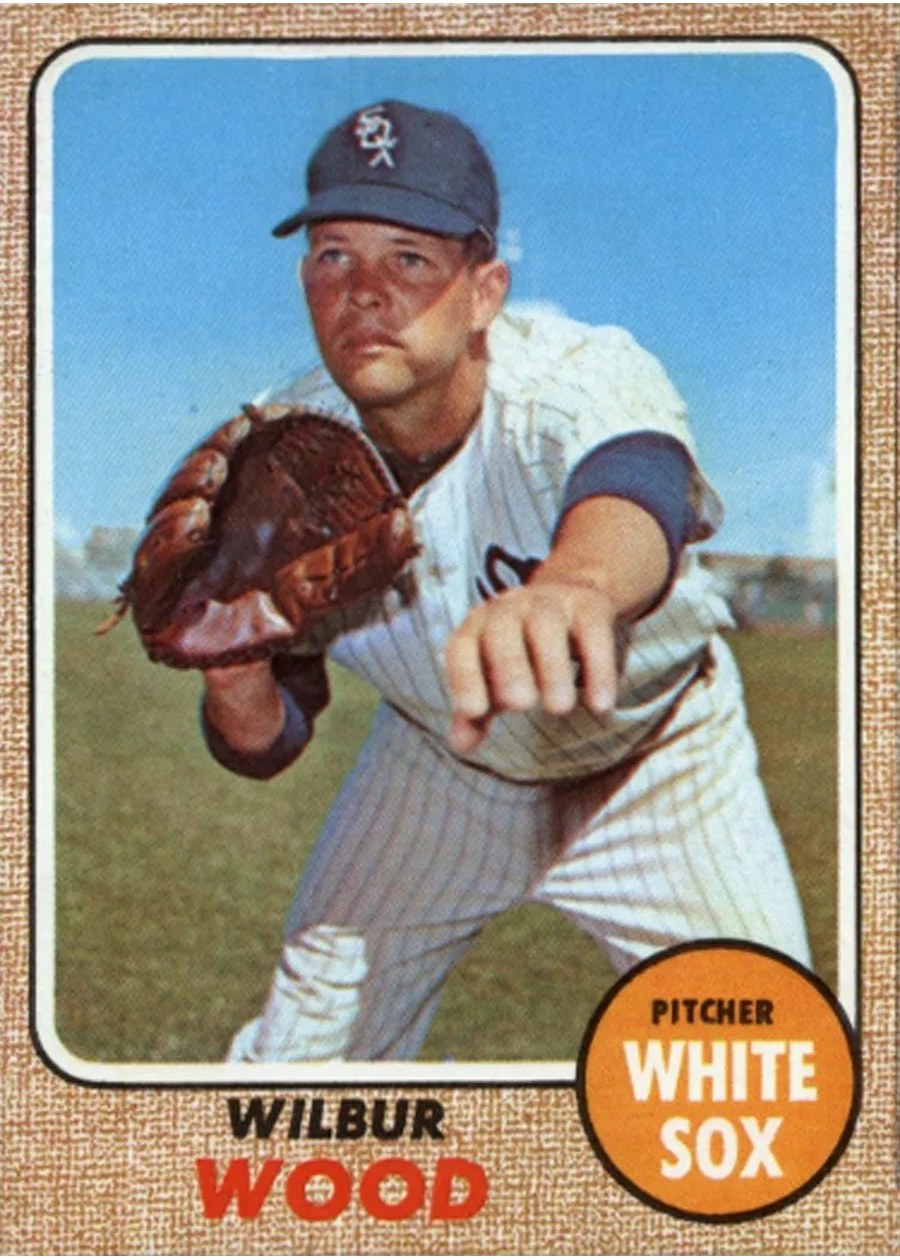 1968 Topps #585 Wilbur Wood, Chicago White Sox