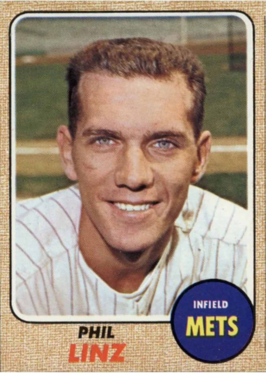 1968 Topps #594 Phil Linz, New York Mets