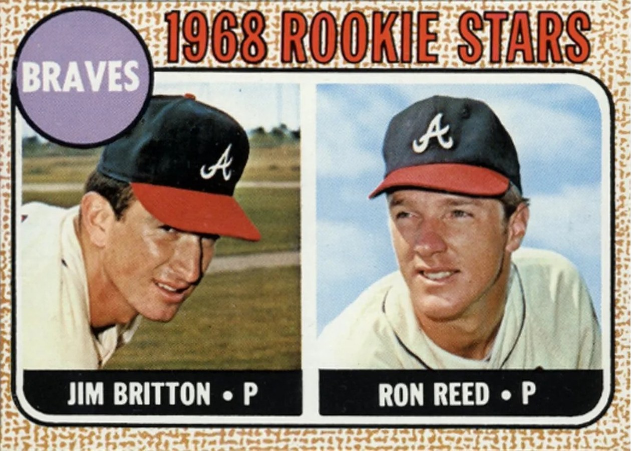 1968 Topps #76 Braves 1968 Rookie Stars, Atlanta Braves