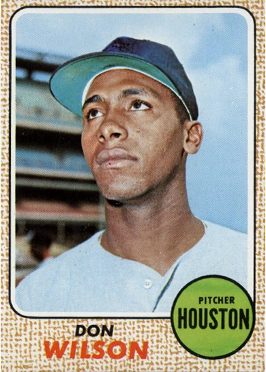 1968 Topps #77 Don Wilson, Houston Astros