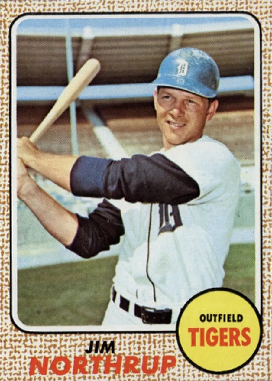 1968 Topps #78 Jim Northrup, Detroit Tigers