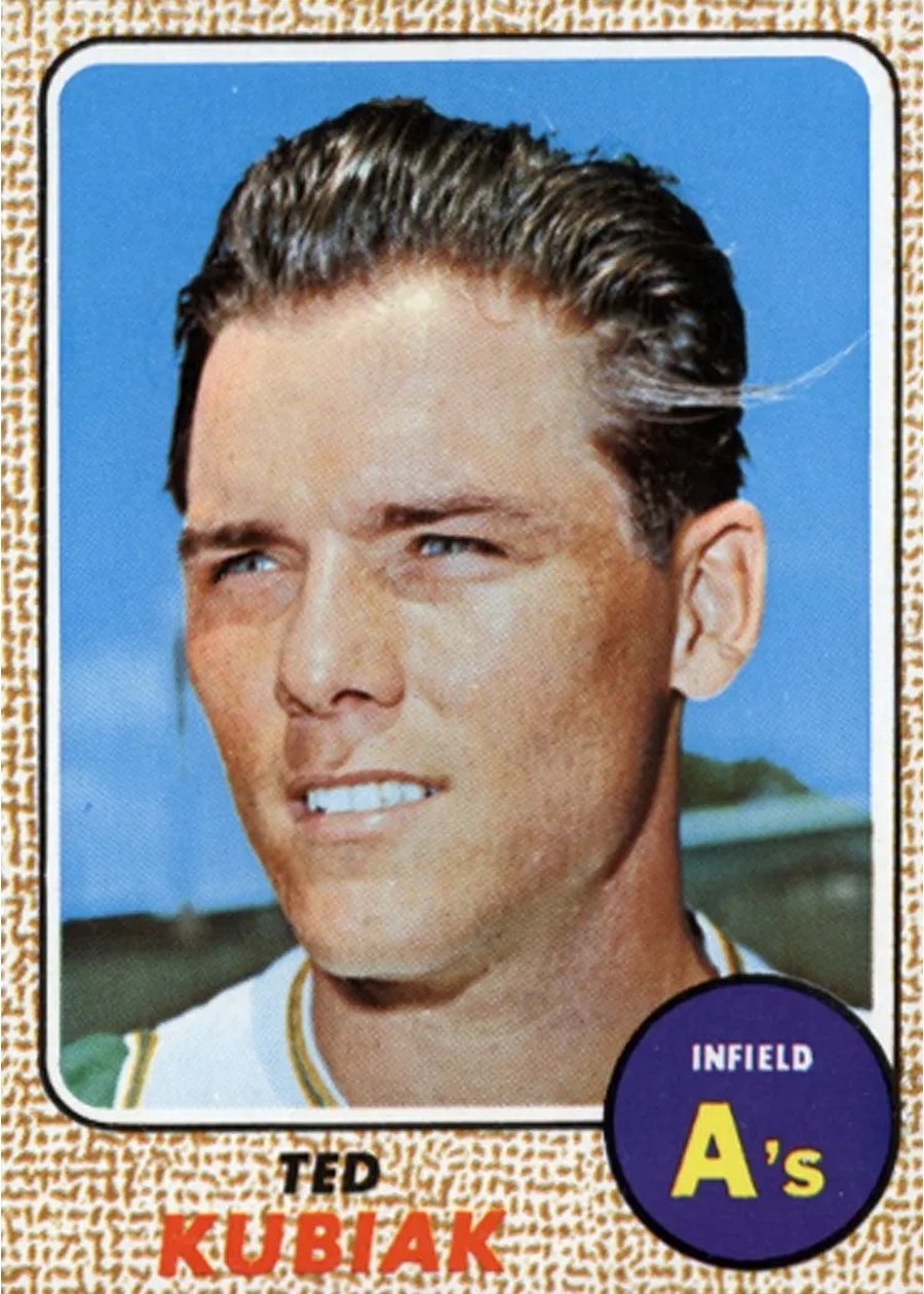 1968 Topps #79 Ted Kubiak, Oakland Athletics