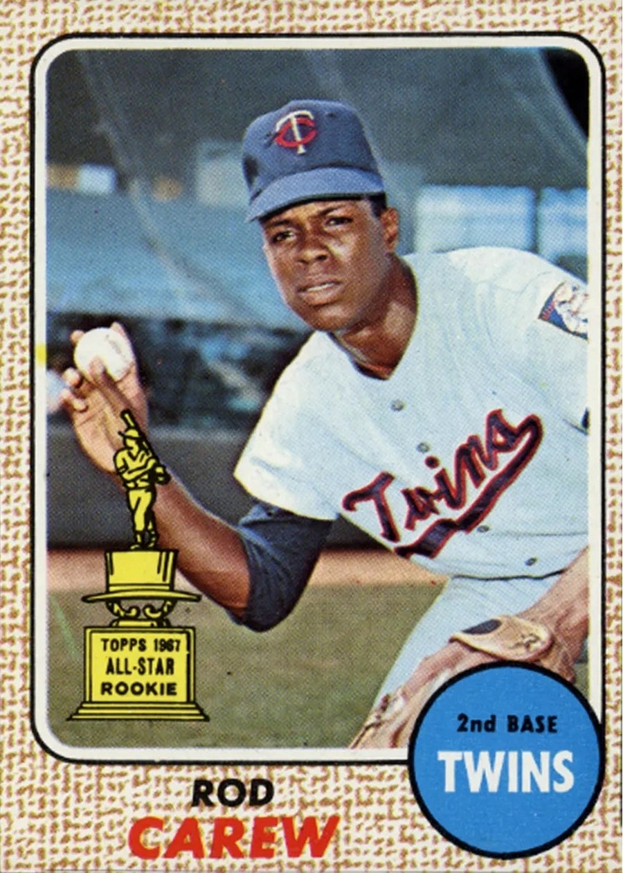 1968 Topps #80 Rod Carew, Minnesota Twins