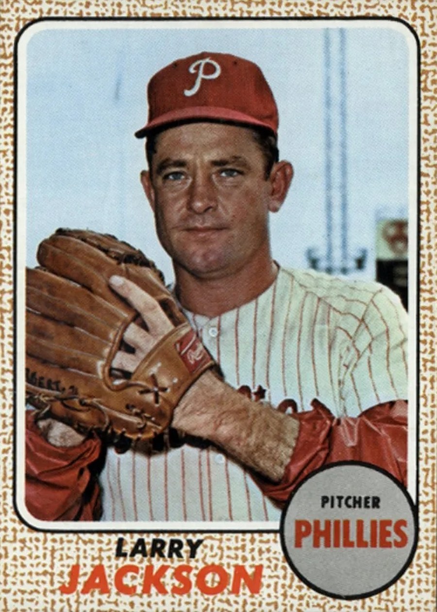1968 Topps #81 Larry Jackson, Philadelphia Phillies