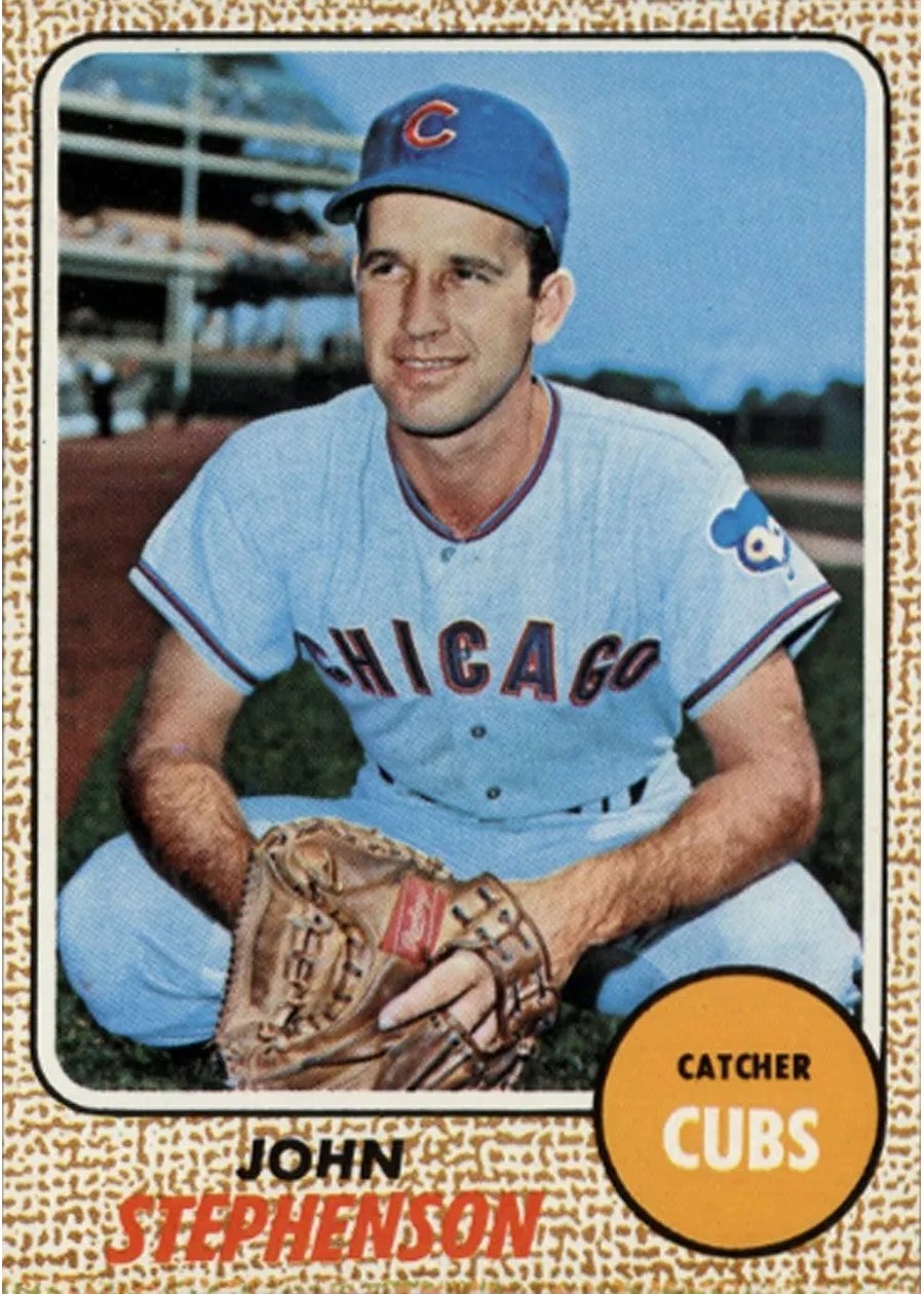 1968 Topps #83 John Stephenson, Chicago Cubs