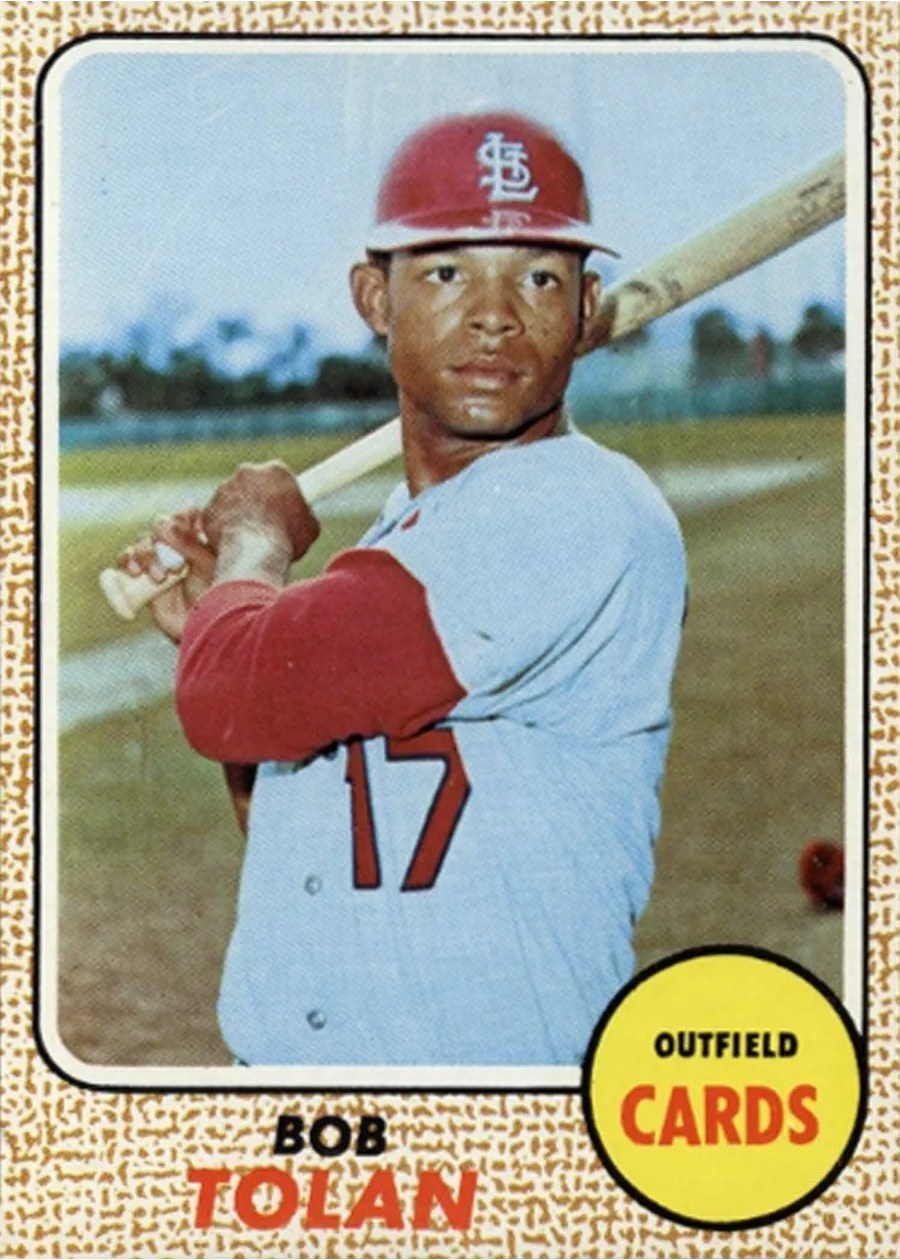 1968 Topps #84 Bob Tolan, St. Louis Cardinals
