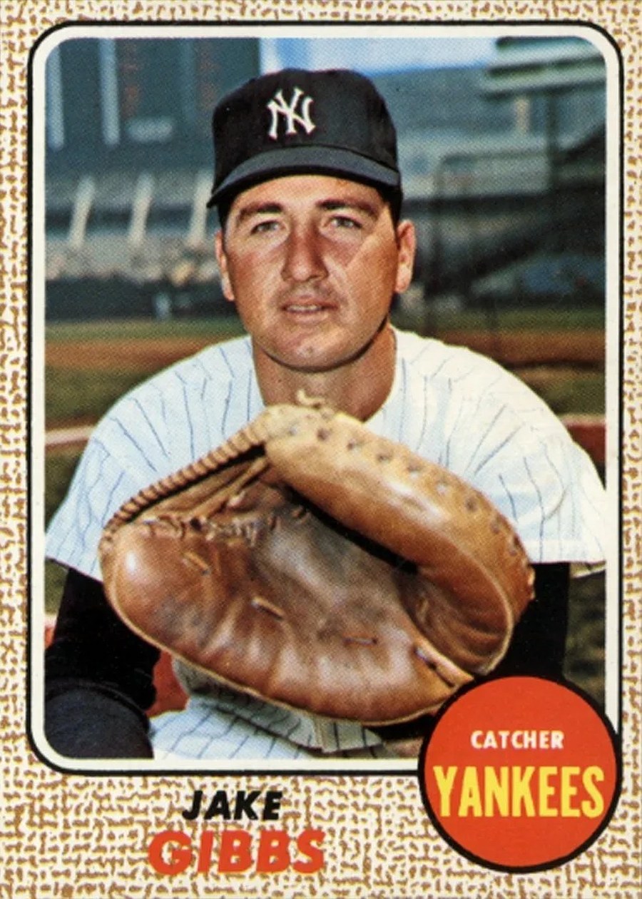 1968 Topps #89 Jake Gibbs, New York Yankees