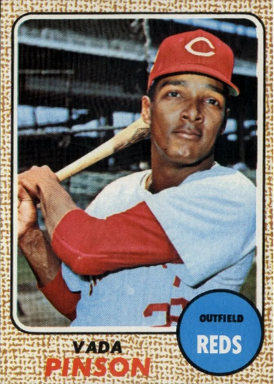 1968 Topps #90 Vada Pinson, Cincinnati Reds