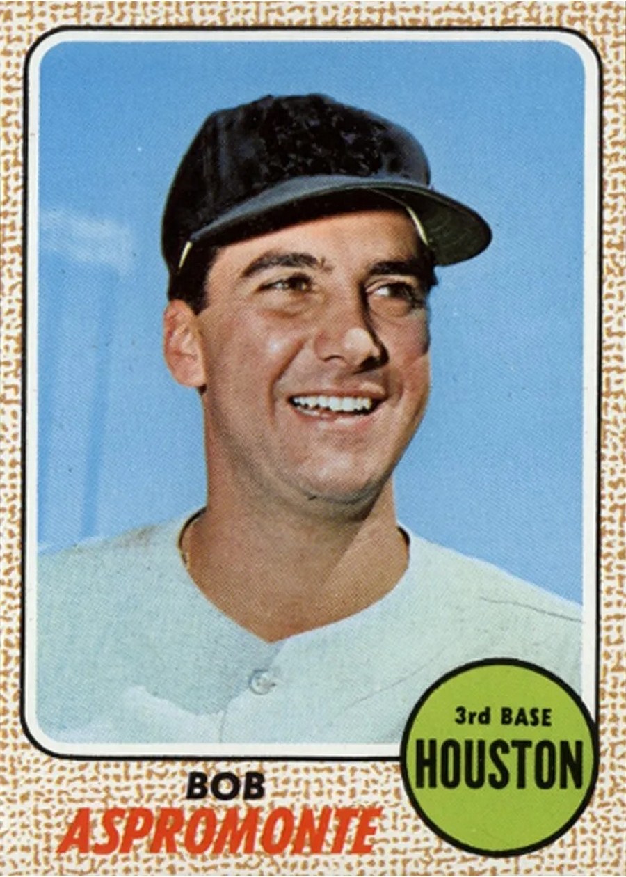 1968 Topps #95 Bob Aspromonte, Houston Astros