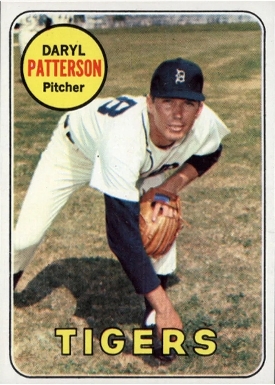 1969 Topps #101 Daryl Patterson, Detroit Tigers