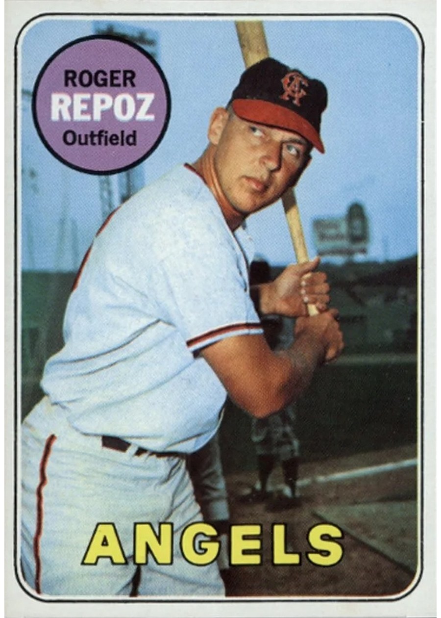 1969 Topps #103 Roger Repoz, California Angels