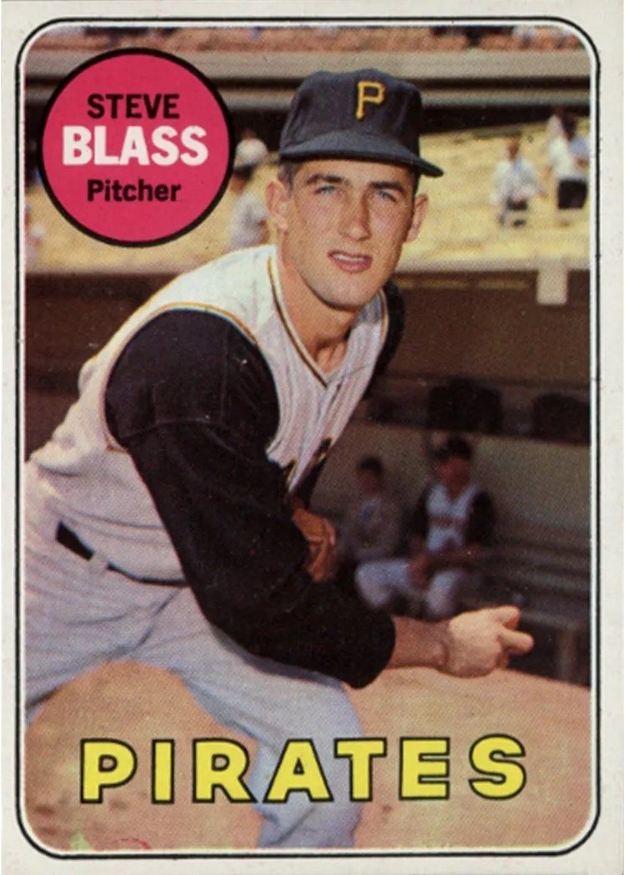 1969 Topps #104 Steve Blass, Pittsburgh Pirates