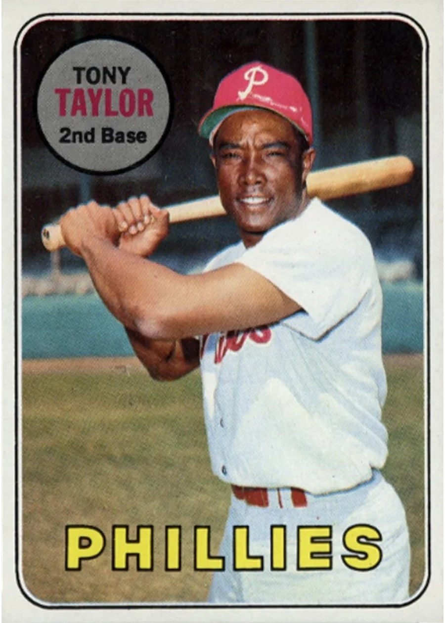 1969 Topps #108 Tony Taylor, Philadelphia Phillies