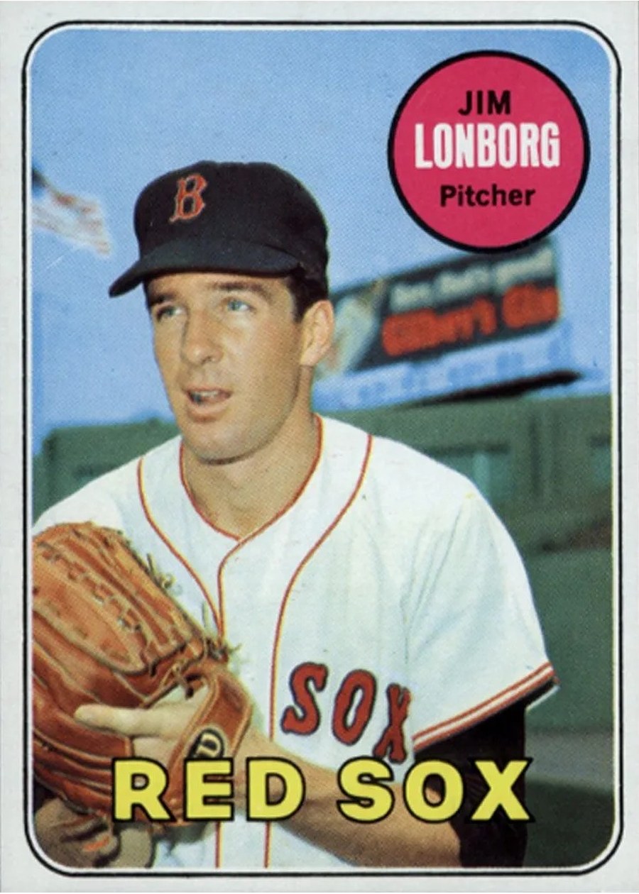 1969 Topps #109 Jim Lonborg, Boston Red Sox